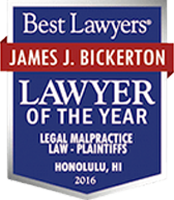 Best Lawyers / Lawyer of the Year / Legal Malpractice Law 2016 - Badge