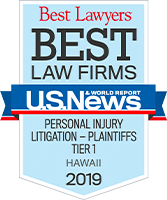 Personal Injury Litigation 2019 U.S News - Badge